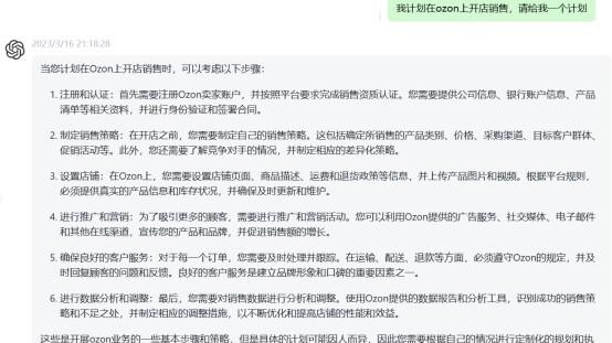 ChatGPT帮你更轻松地成为Ozon卖家 第3张