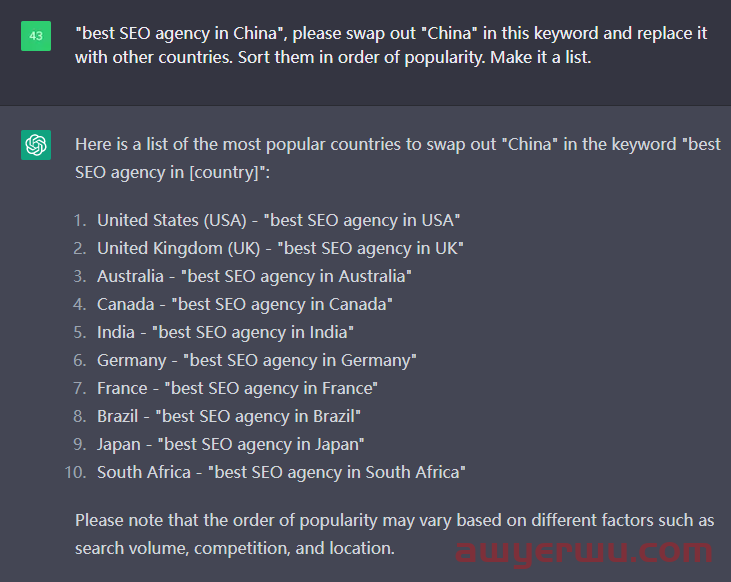 ChatGPT：教您9种智能化的谷歌SEO关键词研究方法 第4张