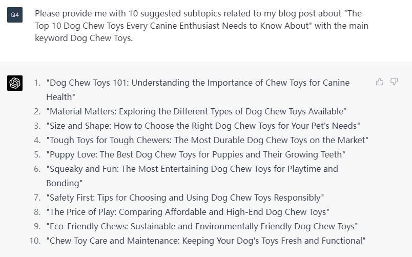 手把手教你使用ChatGPT 撰写高质量和高排名博客文章,提升网站SEO流量 第9张