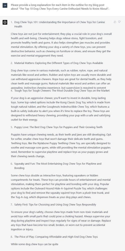 手把手教你使用ChatGPT 撰写高质量和高排名博客文章,提升网站SEO流量 第11张