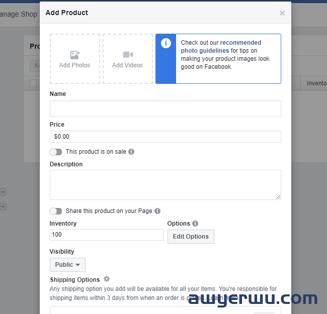 如何创建Facebook跨境店铺?教程详解 第17张 如何创建Facebook跨境店铺?教程详解 第17张