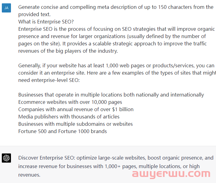 一手经验：ChatGPT x SEO 的14个应用案例 第10张