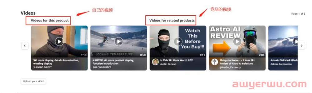 亚马逊相关视频(Videos for related products)，可能简单的开箱视频都比优质制作的更好 第5张