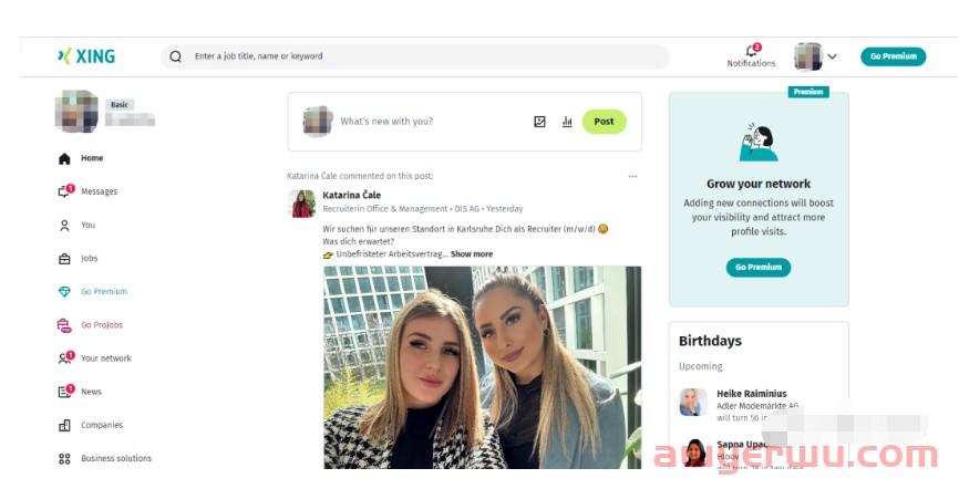 如何注册Xing，一个对标领英Linkedin的职业社交平台 第1张