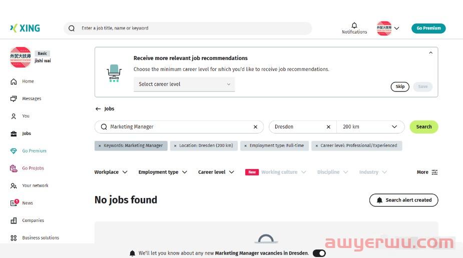 如何注册Xing，一个对标领英Linkedin的职业社交平台 第16张