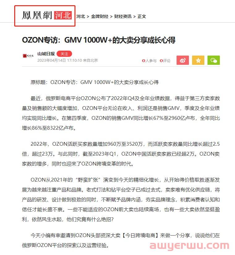 GMV同比增长86%！OZON多重赋能中国卖家 第1张