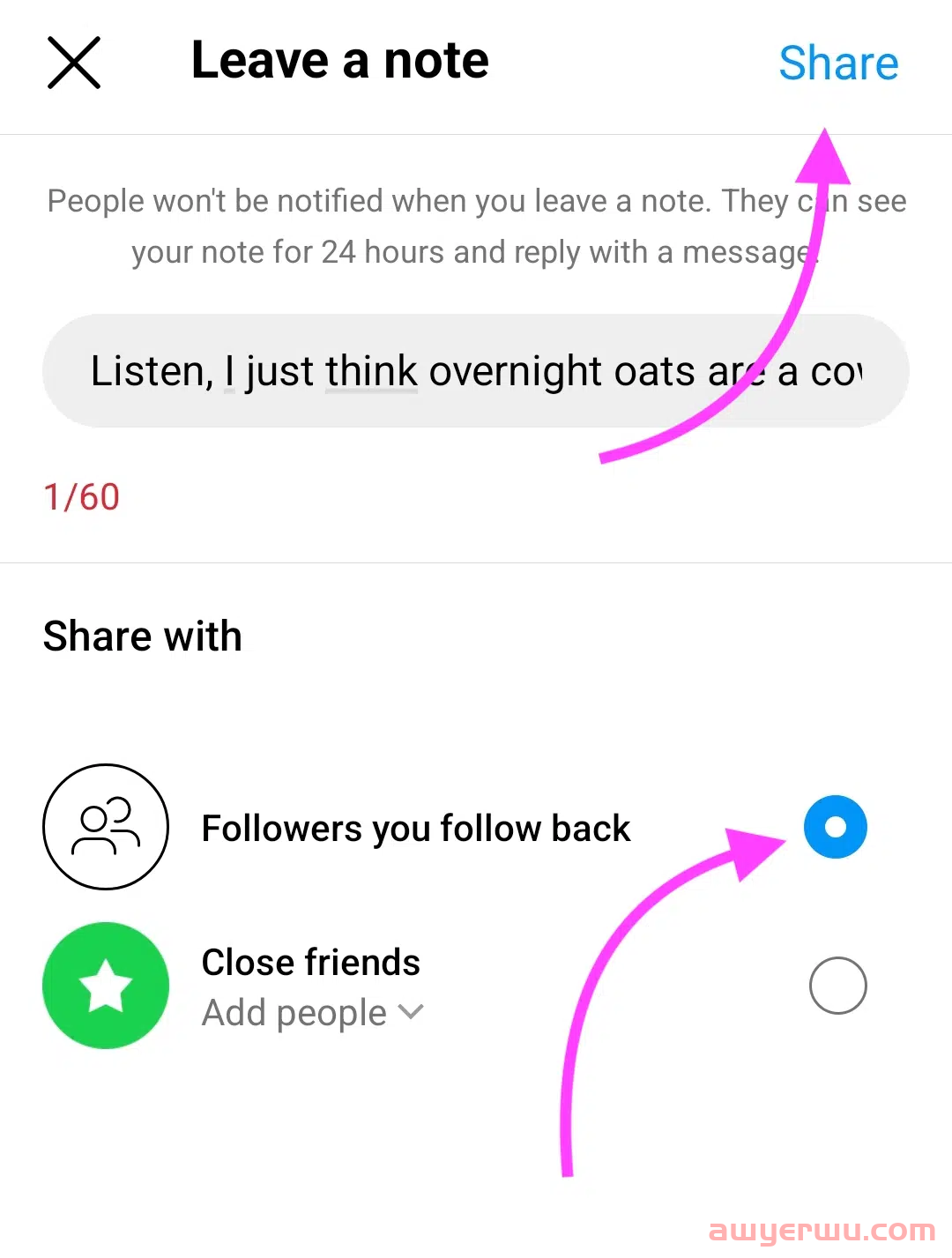手把手教你玩转Instagram的“Notes笔记”功能! 第5张 手把手教你玩转Instagram的“Notes笔记”功能! 第5张