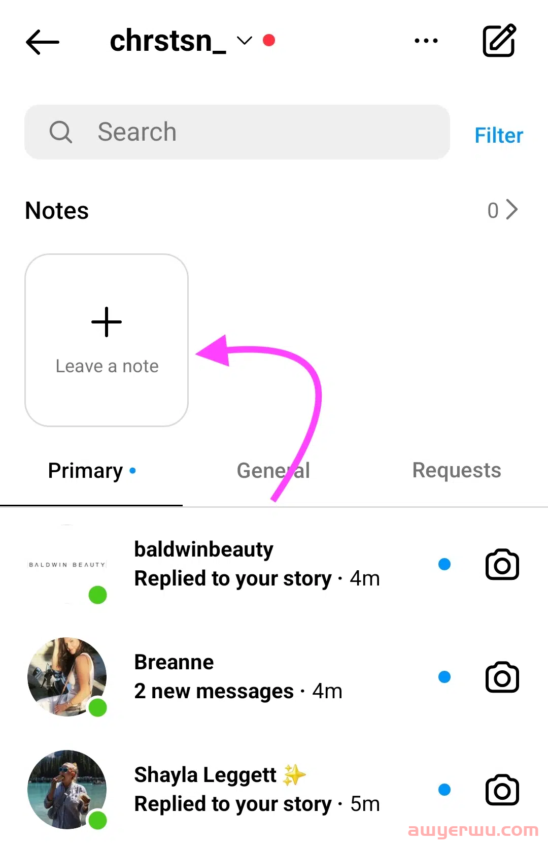 手把手教你玩转Instagram的“Notes笔记”功能! 第4张 手把手教你玩转Instagram的“Notes笔记”功能! 第4张