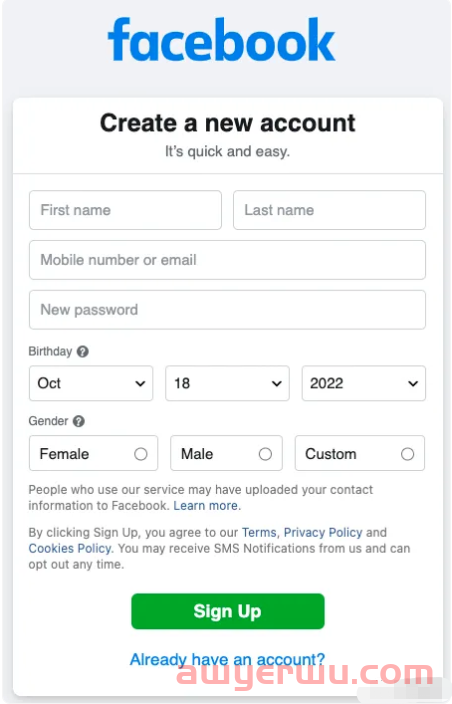 如何注册Facebook账号?和解封Facebook账号? 第2张 如何注册Facebook账号?和解封Facebook账号? 第2张