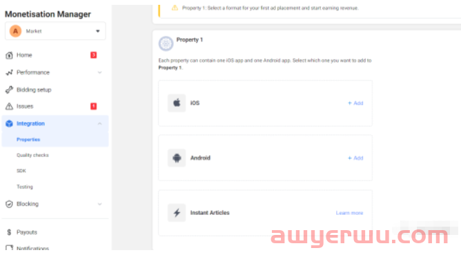 使用 Google Mediation 的 Facebook Meta 受众网络集成 第2张