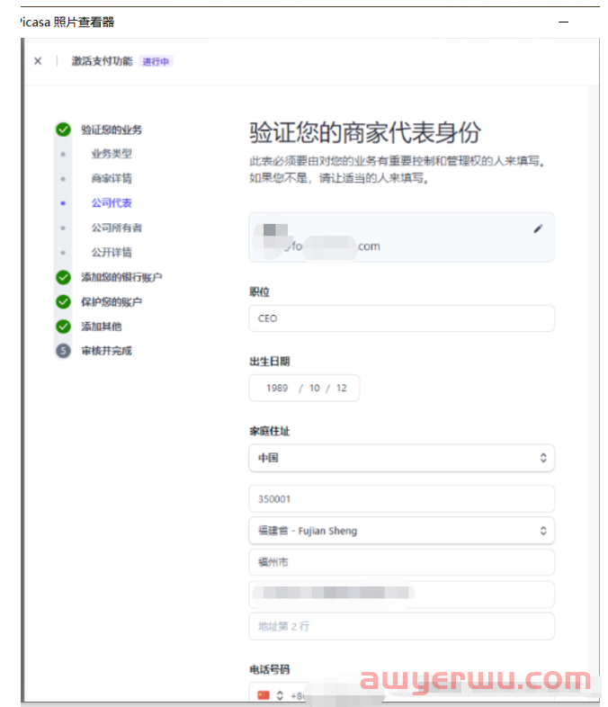 Stripe收款账户的注册以及独立站后台的绑定 第4张 Stripe收款账户的注册以及独立站后台的绑定 第4张