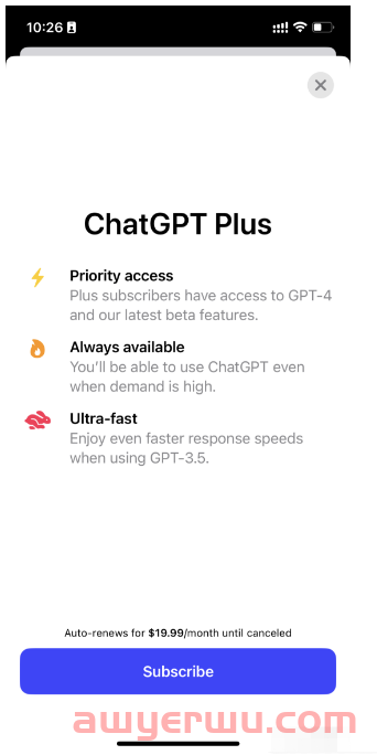 ChatGPT官方 iOS APP上线!速度极快且免费、语言识别、GPT-4疑似无限制! 第6张 ChatGPT官方 iOS APP上线!速度极快且免费、语言识别、GPT-4疑似无限制! 第6张