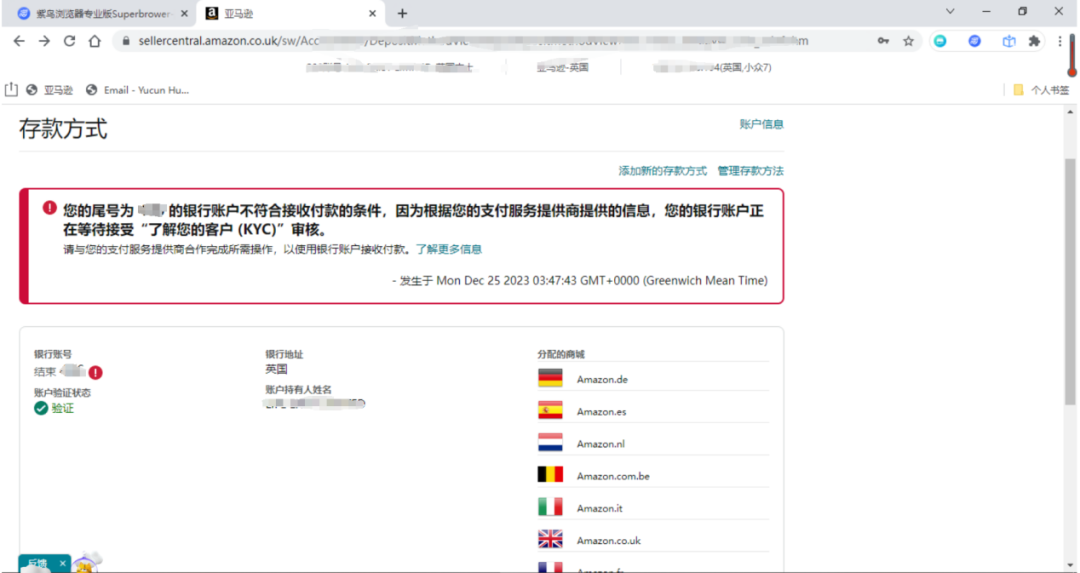 审核不断！亚马逊收款验证又来整活！ 第3张