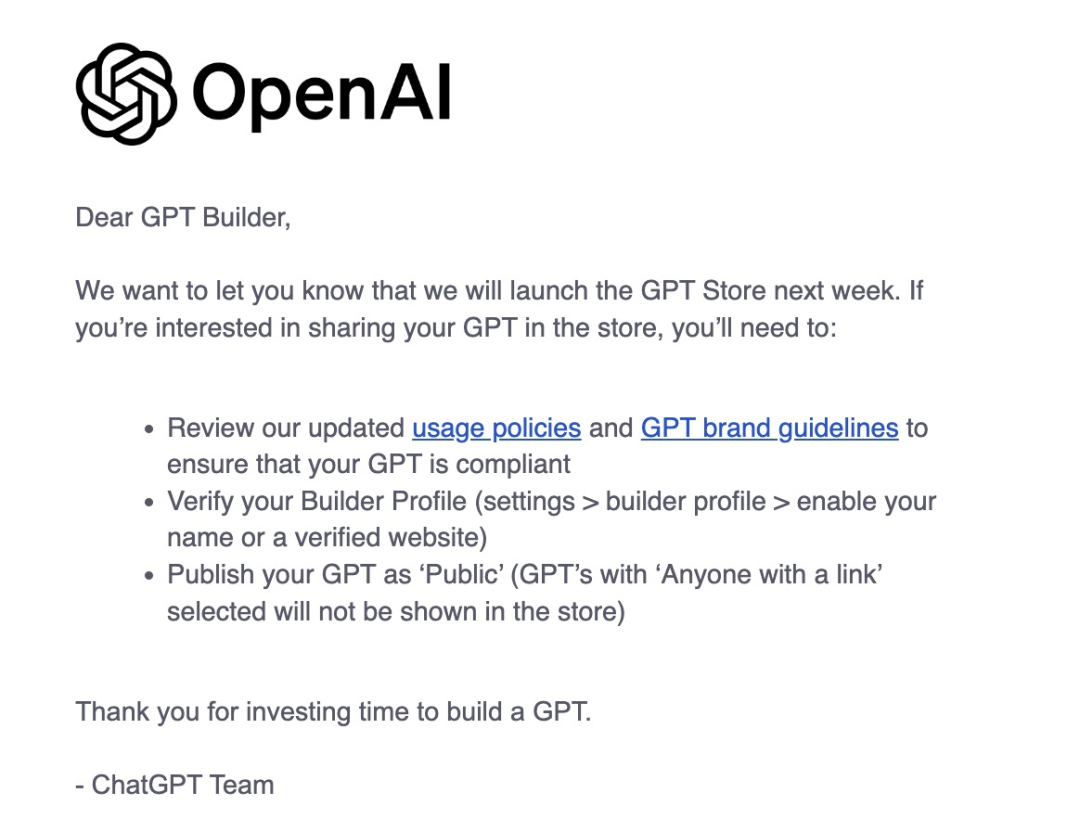 Open AI 的GPT商店终于来啦，下周发布！附详细创建教程 第1张