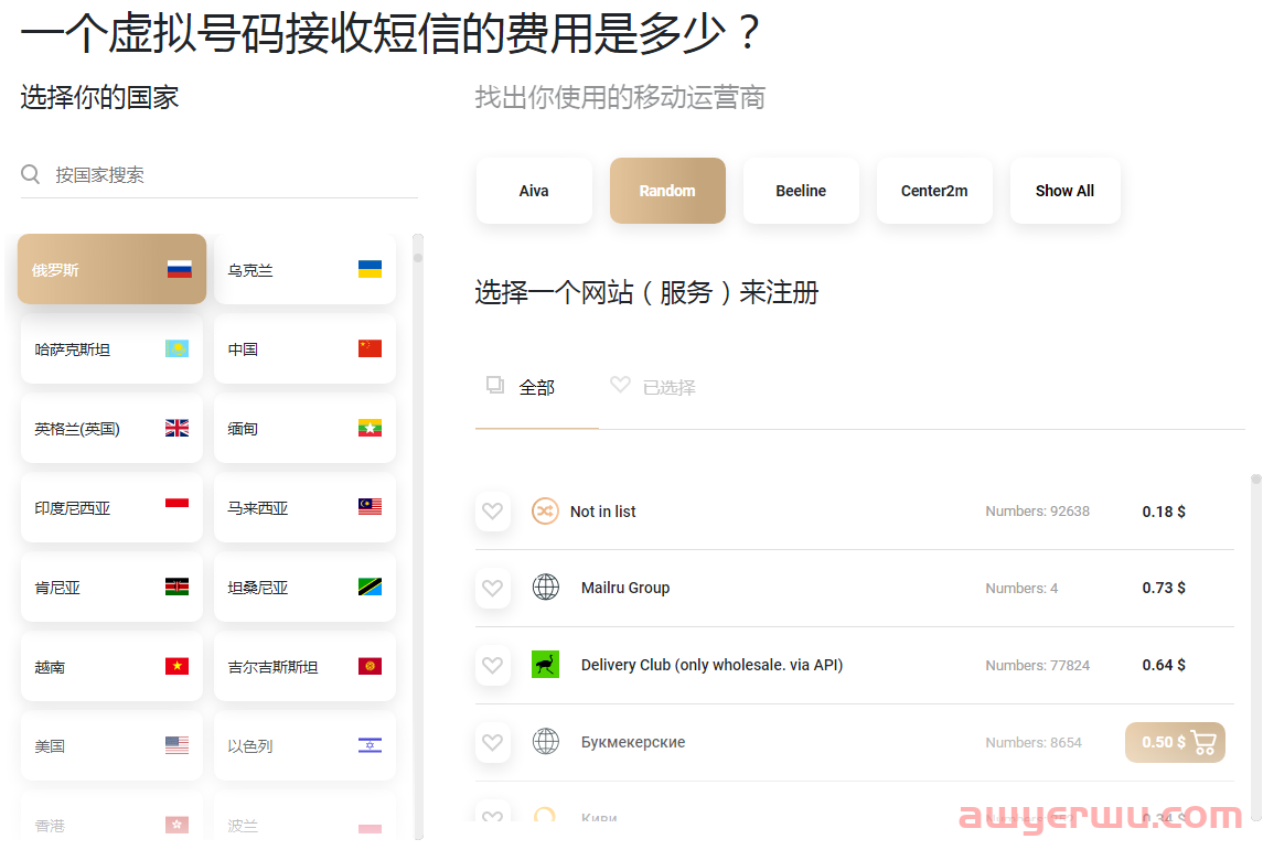 跨境电商专用验证码平台，9个马来西亚接码平台汇总（免费+付费），虚拟手机号码/临时在线接收短信验证码！ 第4张