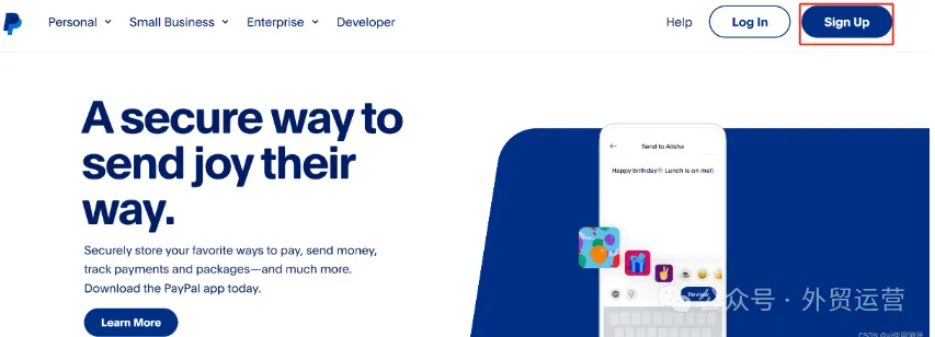 PayPal无法登录的解决方法，和PayPal支付账号申请流程步骤 第5张