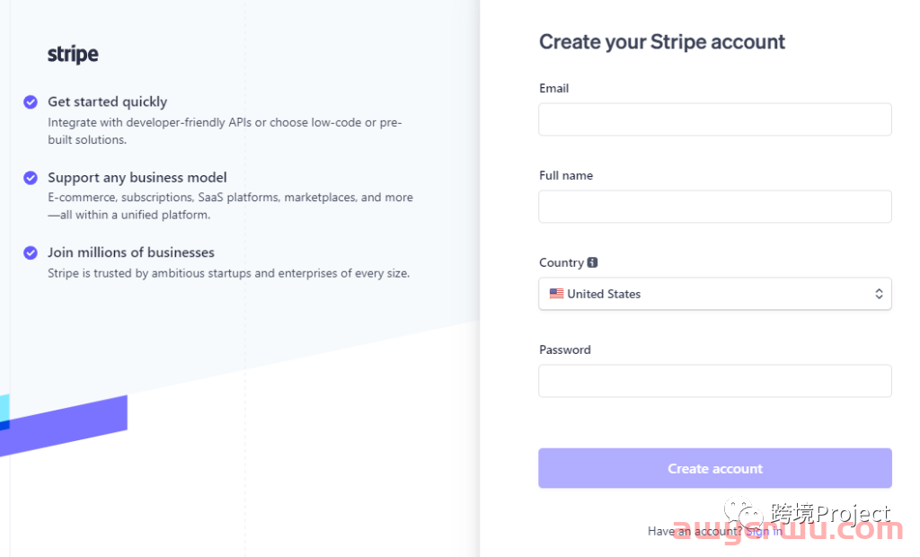 Stripe注册与激活 – 如何用美国公司合规注册激活Stripe 第2张 Stripe注册与激活 – 如何用美国公司合规注册激活Stripe 第2张