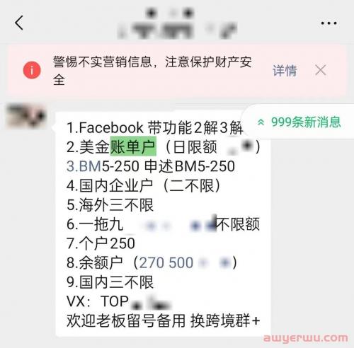 Facebook广告投放超高频词解析：什么是账单户、海外户、企业户、余额户、个人户？ 第2张