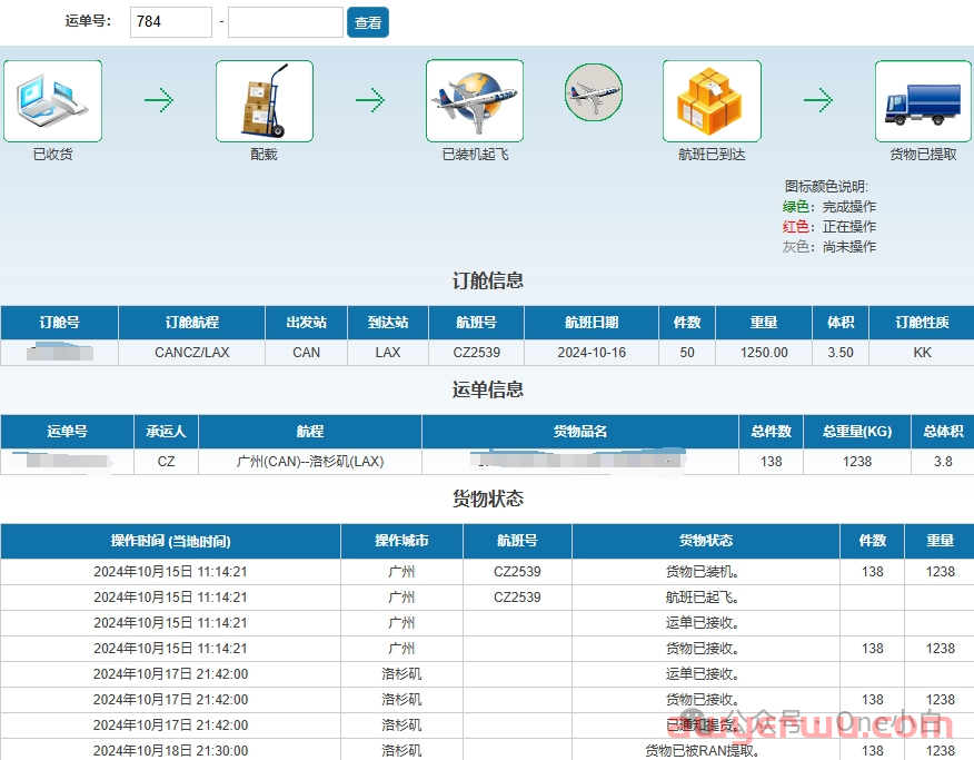 【美国空运】15 家航空公司及空运货物追踪网址介绍 第12张