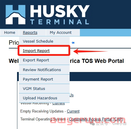 美国塔科马港 Husky 集装箱码头货物追踪网址及查询流程介绍 第11张