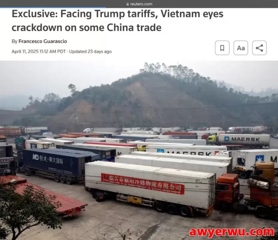 突发！特朗普对所有国家征100%关税？美媒：亚洲邻居正让中国货柜逃避高关税... 第3张